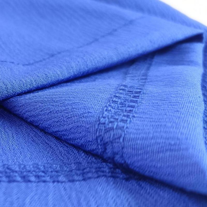 Jesienno-zimowa luźna, elastyczna, pognieciona koszula z długim rękawem, spodnie z szerokimi nogawkami, komplet wypoczynkowy damski dwuczęściowy