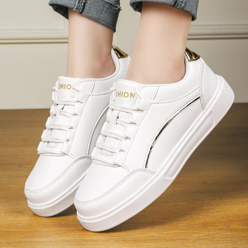 TUINANLE Chaussures décontractées à lacets pour femmes, baskets légères à plateforme, chaussures de sport pour couples