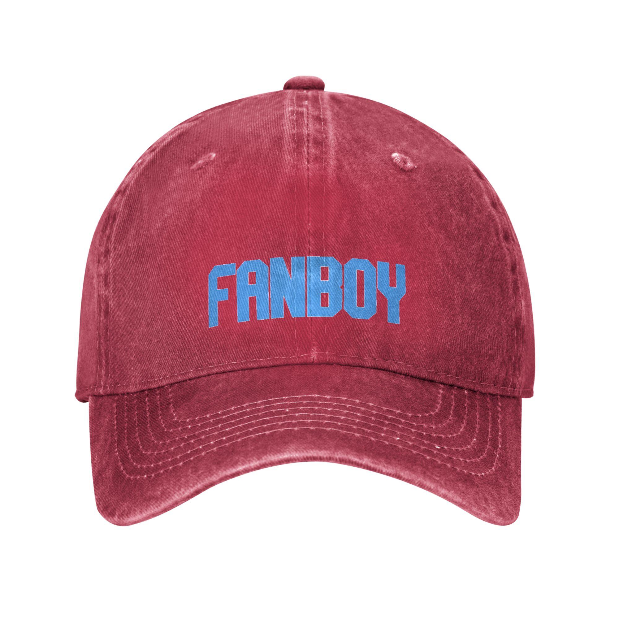 fanboy Collegiate Style Baseball cap Uv Protection Streetwear Dad Hat One Size