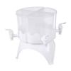Beverage Dispenser 4L Detachable Fridge Cold Drink Dispenser Large Capacity 4 Compartment Rotating with Spigot for Tea for Home