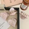 Rhinestone Acetic Acid Hair Clip Pearl INS Shark Clip Cute Love Heart Hair Claw  Hair Accessories
