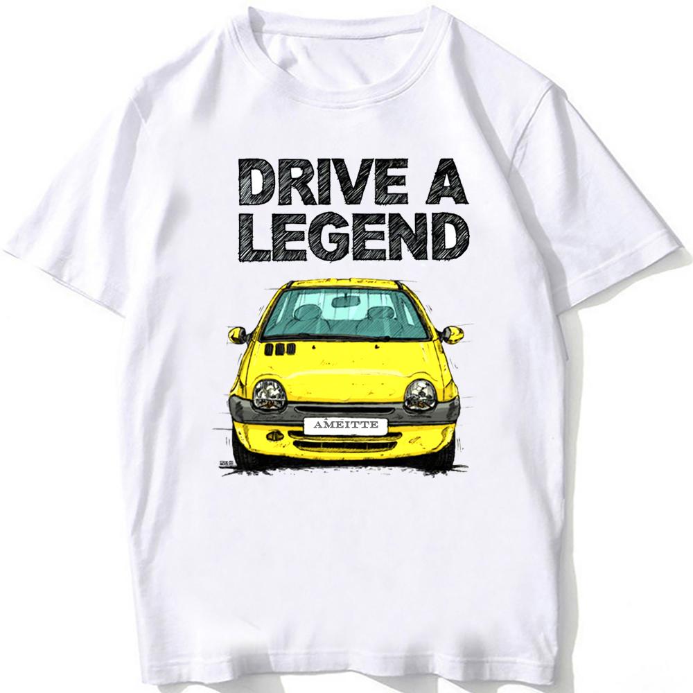 

Новая летняя мужская футболка с коротким рукавом Drive A Legend Twingo поздняя галогеновая модель спортивный автомобиль футболка мальчик белые футболки мужские повседневные топы S