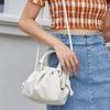 New Pleated Portable Cloud Bag, Simple Temperament, Shoulder Crossbody Dumpling Bag, Japanese and Korean Fashion Women's Small Bag