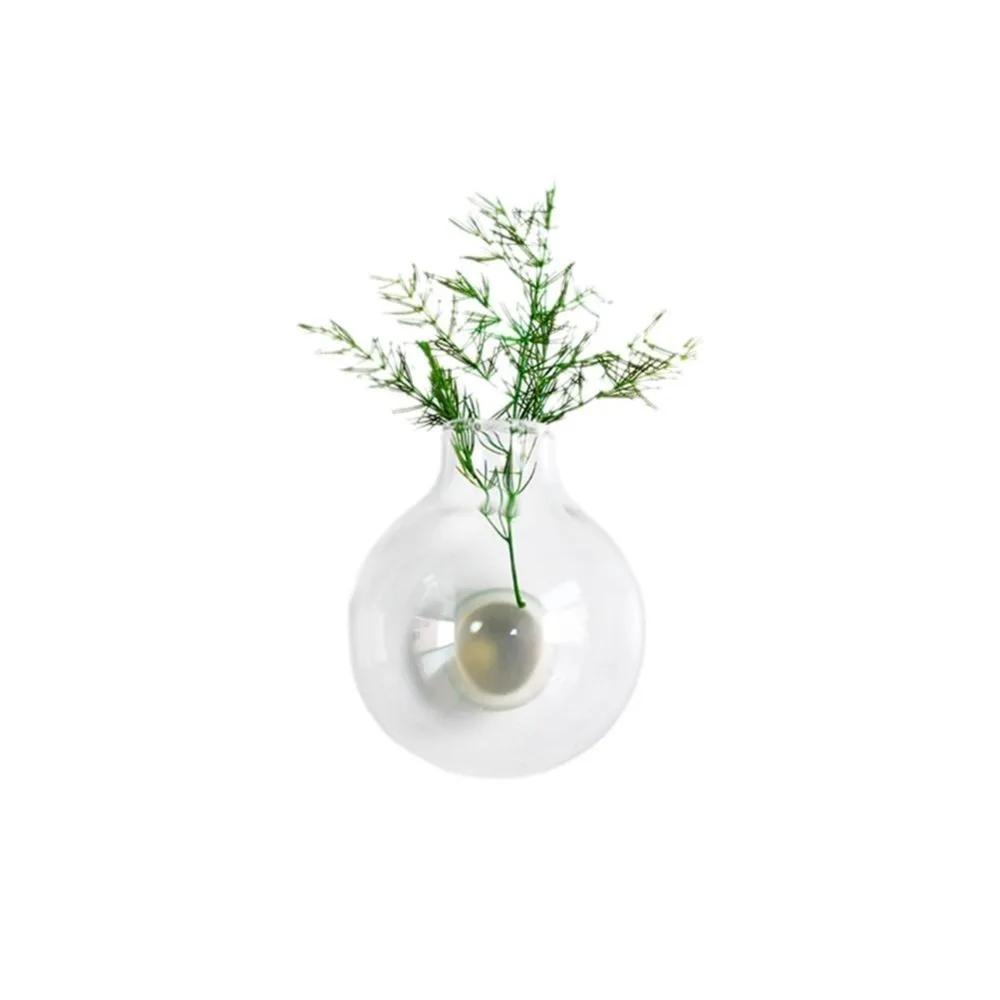 Acrylic Cat Whiskers Collection Ornaments Magnetic Cartoon Cat Hair Storage Memorial Box Black Cat Pushing Vase Decor
