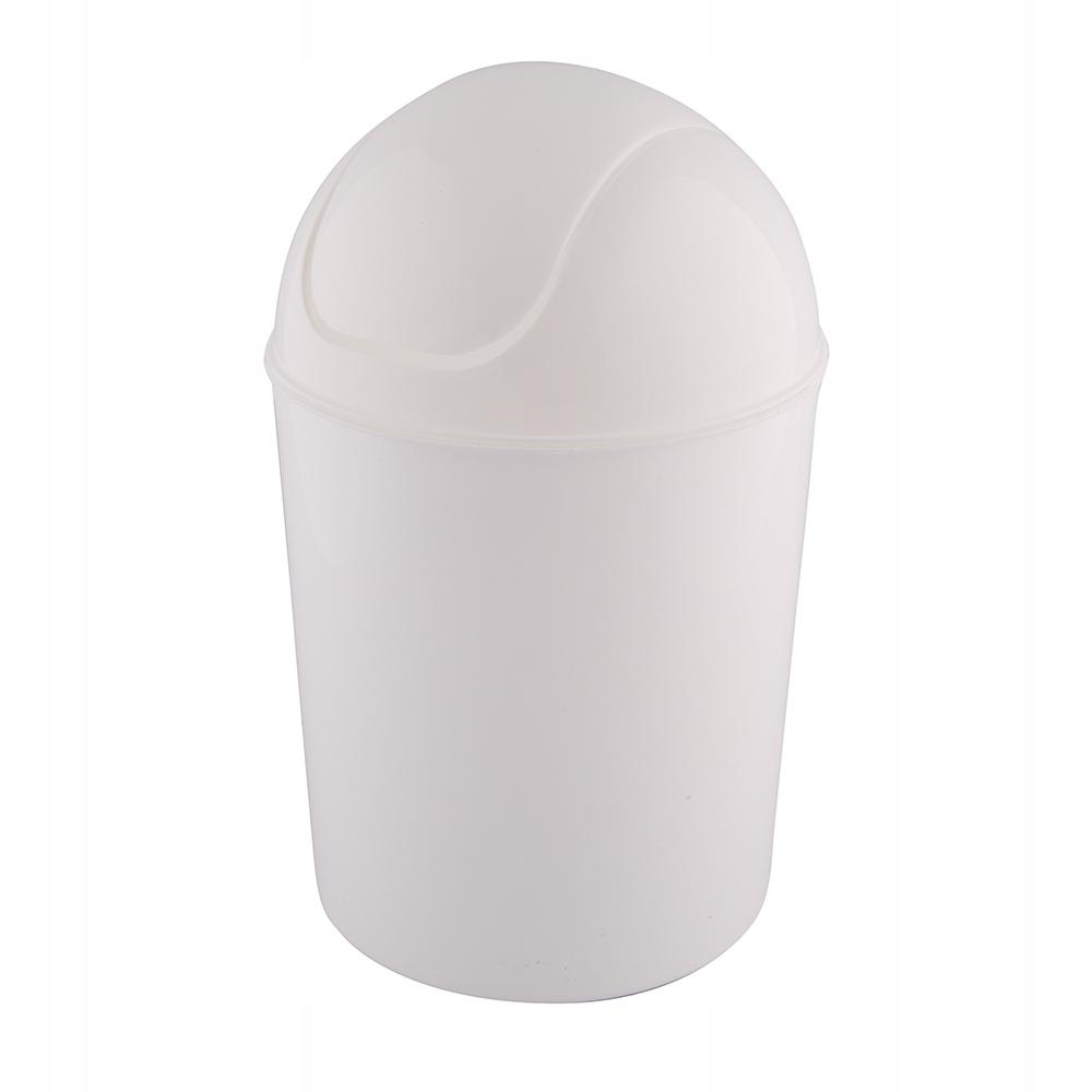 Oscar 7l tilting waste bin white