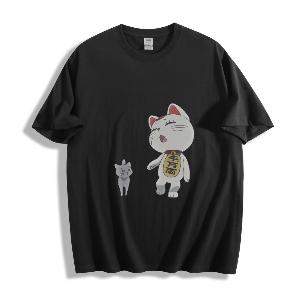 T-Shirt Gatti Fortunati Dan Da Dan - Carina Anime Unisex