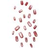 24 Pcs Cat Eye Press On Nails Full Cover Stick On Nails Pink False Nails Medium False Nails Tips Acrylic Artificial Nail
