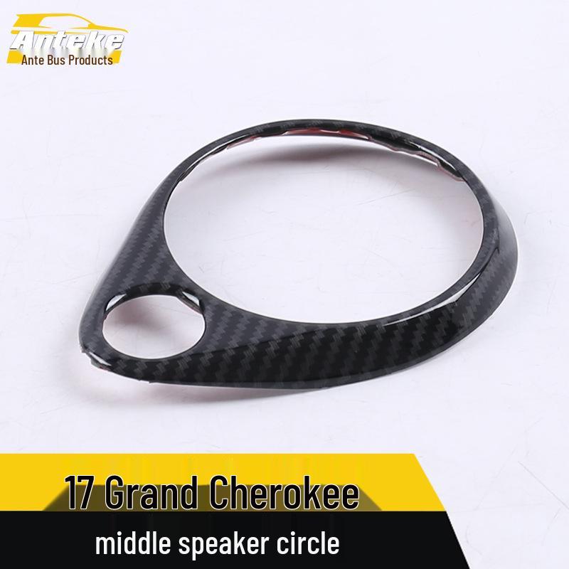 Grand Cherokee Center Console Speaker Cover Ring - Bright Decoration Frame for 2017 Model