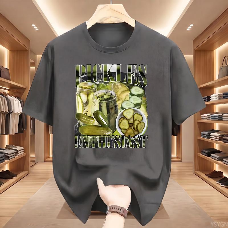 Vintage Pickle Enthusiast Funny Meme T Shirts Women Fashion 90s Graphic T-shirt Tees Women T Shirt Clothes