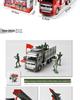 Children's Pull-Back Alloy Fire Ladder Truck Toy