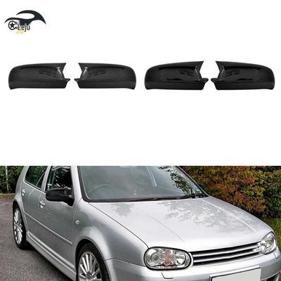 1997-2003 VW Golf MK4 Black Rearview Mirror Horn Cover Decoration