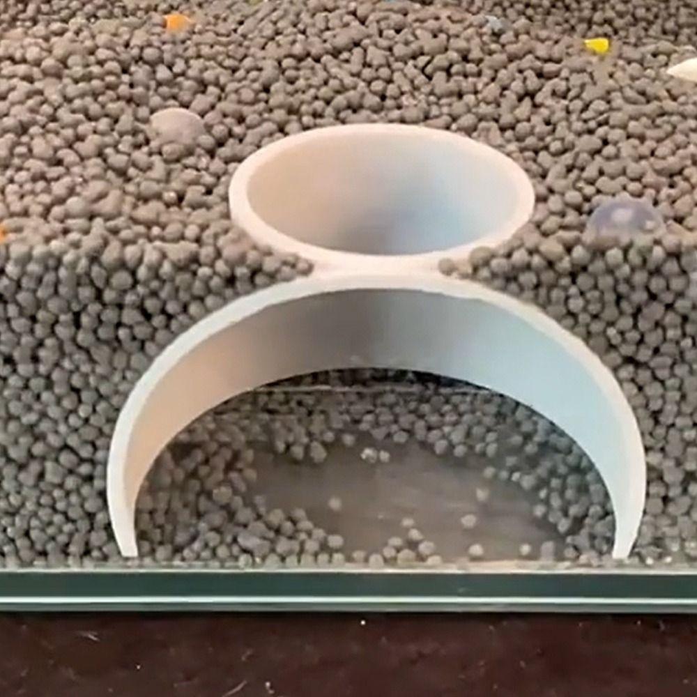 Decorative Aquarium Underground Tunnel 3D Print Betta Shrimp Tunnel Fish Breeding Nest  Fish Tank