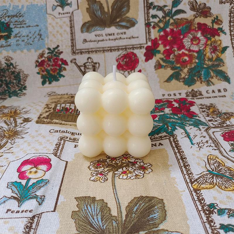 Nordic Ins Style Aromatherapy Candle Creative Rubik's Cube Shape Home Decoration Small Rubik's Cube Home Fragrance Christmas
