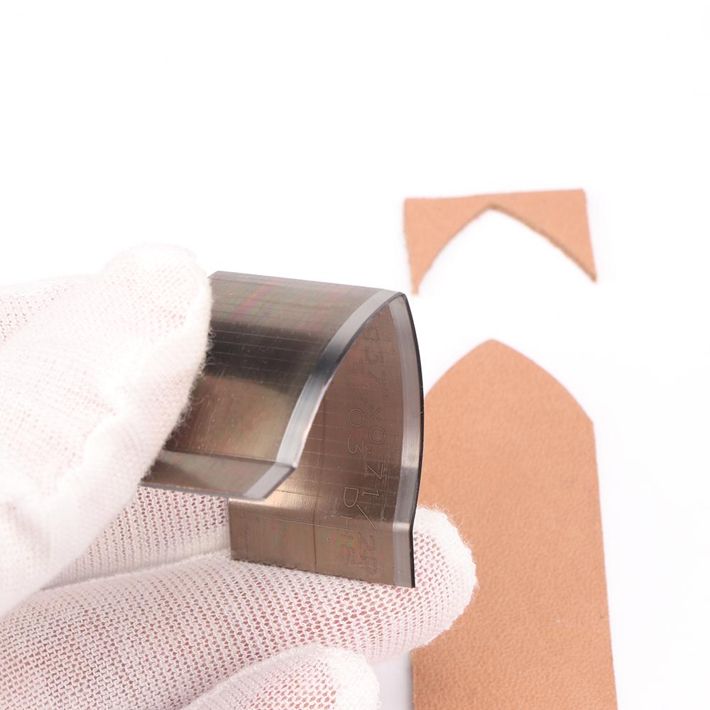 10pc Handmade Watch Strap Sharp Head Knife Mold, DIY Leather Belt Head & Hand Bag Shoulder Strap Round Tail Stamping Punch Mold