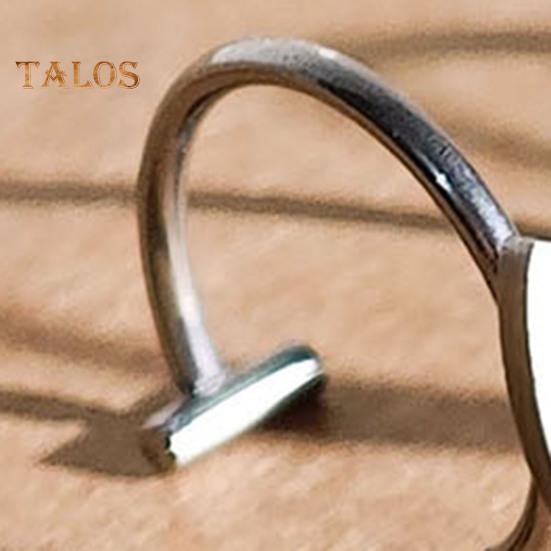 2 par leppe negler Halloween cosplay hoggtenner rustfritt stål glatt ikke-piercing polert maskerade partyshow Leppesmykker leppestifter