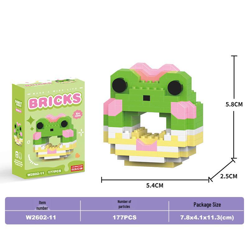 Lele Brothers Micro Building Blocks - Educational Small Animal Sets for Kids, Compatible with Lego, Boys' Toy Gifts
