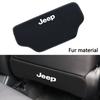 Car Back Protector Cover Seat Back Mat Anti-Kick Cushion Pads For Jeep Renegade Wrangler Compass Gladiator Cherokee Accessory