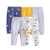 Mamaspap Kids' Spring/Autumn Homewear: Mixed Color 5-Piece Infant Trousers Gift Box - Cross-Border Delivery