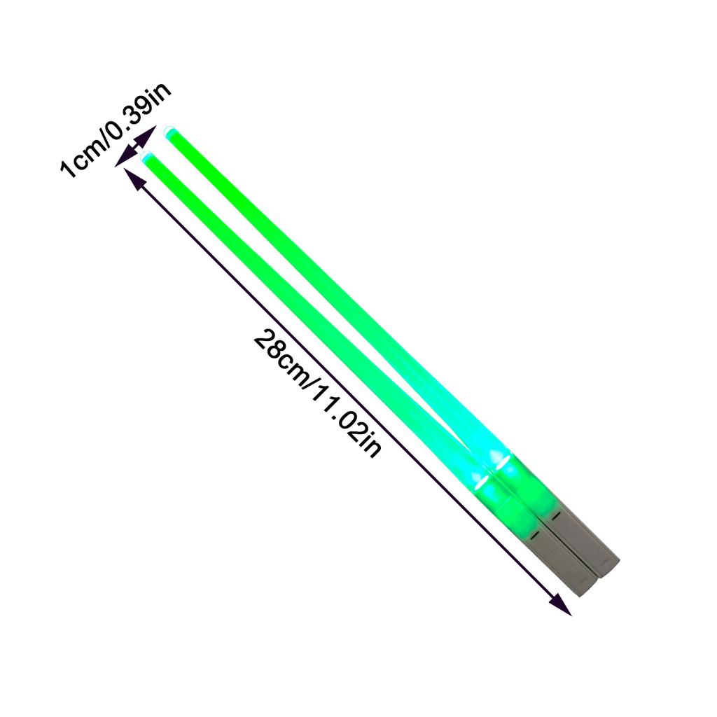 Flashing Light LED Light Up Chopsticks Multicolor Light Sticks Gifts Light Up Sticks Party