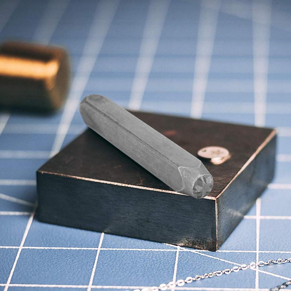 CR V Steel Steel Stamp Shaped Metal Punch Stamp for Customizing Steel Leather 6mm