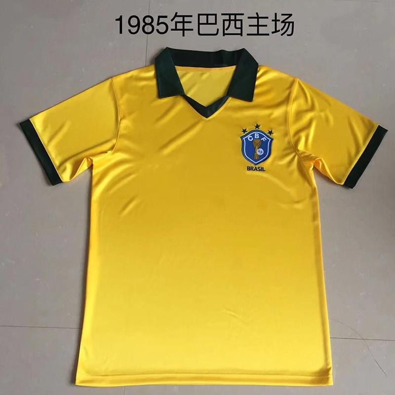 Retro Brazil National Team Soccer Jersey 1998 2002 Ronaldo 9 Vintage Football Shirt Unisex Adult Short Sleeve