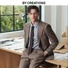 By Creations High-Count Wool Business Suit Jacket