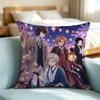 Bungo S-Stray D-Dogs Anime Square Double-Sided printed Pillow Case Bedroom Bedside Pillow Sofa Cushion Cover Gift