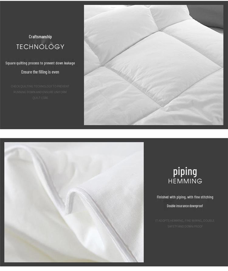 Luxusní zesílená zimní přikrývka hotelové kvality – Hřejivá přikrývka pro dvoulůžko pro všechna roční období