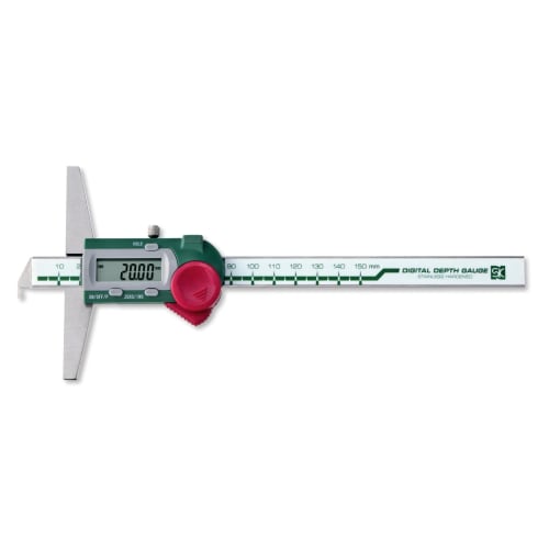 Niigata Seiki SK Digital Depth Gauge with Hook, 150mm, GDCP-150DF