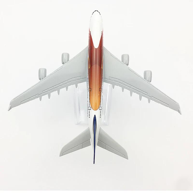 Singapore Airlines Aeroplane Model Airbus A380 Airplane 16CM Metal Alloy Diecast 1:400 Airplane Model Office Accessories