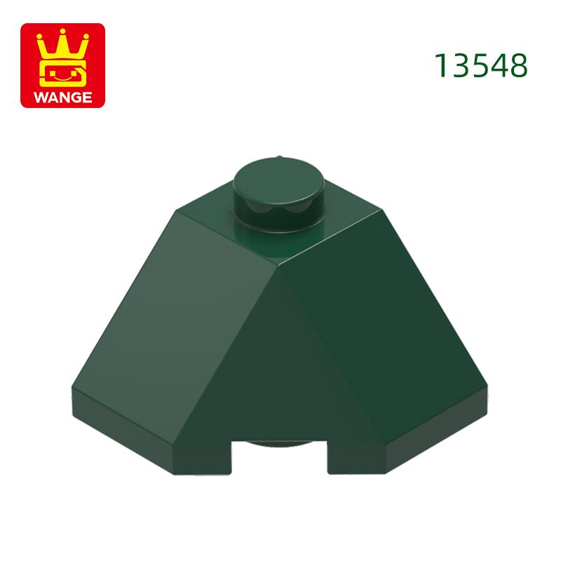 Non-Toxic 122Pcs/Lot 13548 Slope Roof Tile 2X2X1 Dots Block Moc Color Accessories Compatible With Brick Diy Children'S Toy Assembly Parts