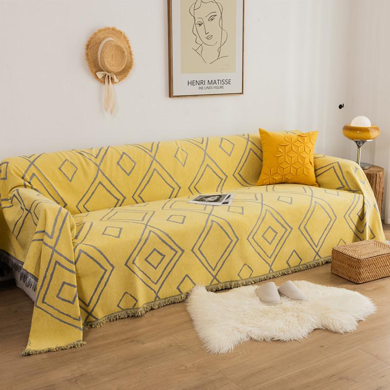 New Chenille Multi Functional Sofa Cover Jacquard Tapestry Cloth Sofa Cushion Blanket Decorative Dust Cover Furniture Protector