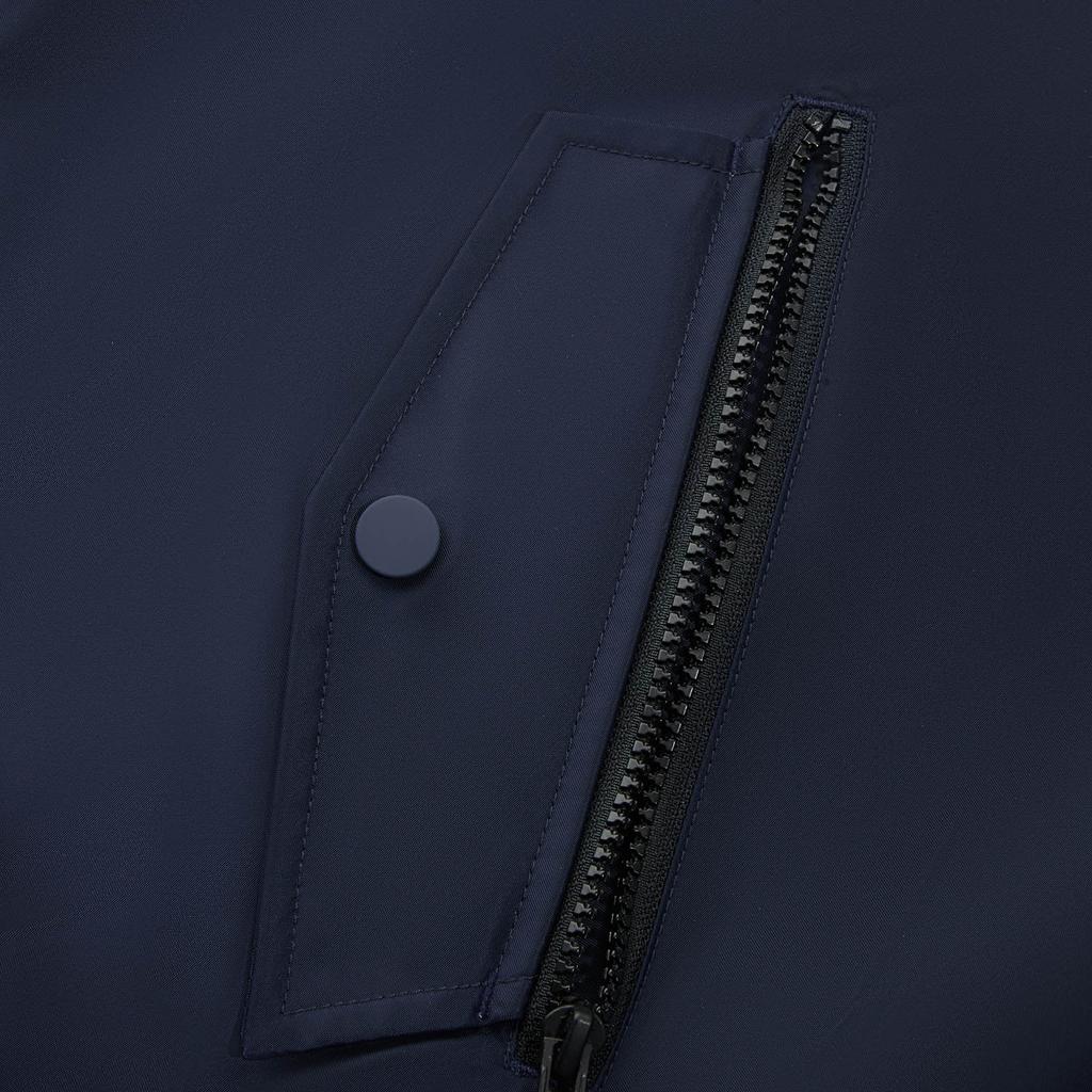 Li Ning Sports Fashion Series Eastern Show Style Letter Baseball Collar Zipper Winter Casual Versatile Short Cotton Jacket Men Jacket AJMU185-2