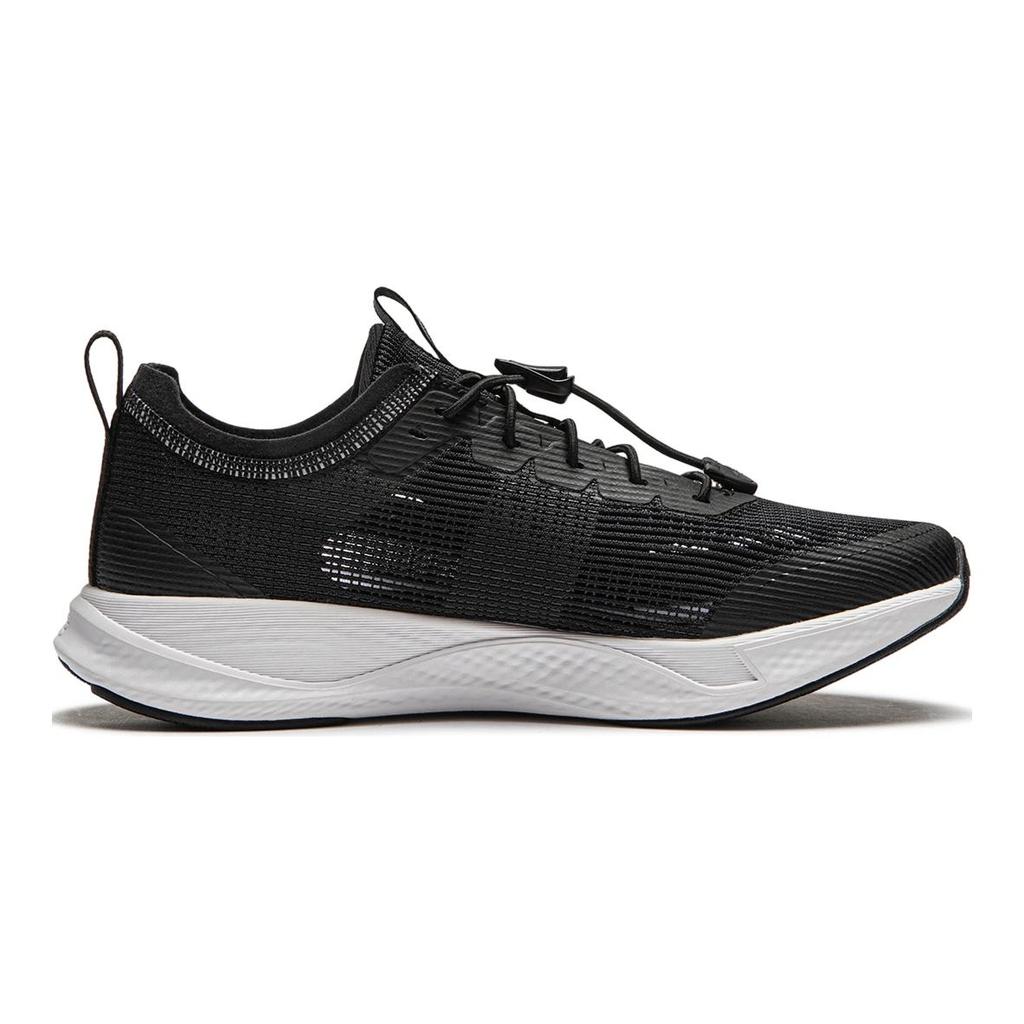 Li Ning Comfortable Casual Breathable Low-Top Running Shoes Kids sneaker Black Blue YKFU014-3