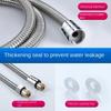 Water Hose Black Bathroom Pipe Shower Extendable Garden Hose Pipes Extension Flexible Pull New SUS304 Accessories Hoses Watering