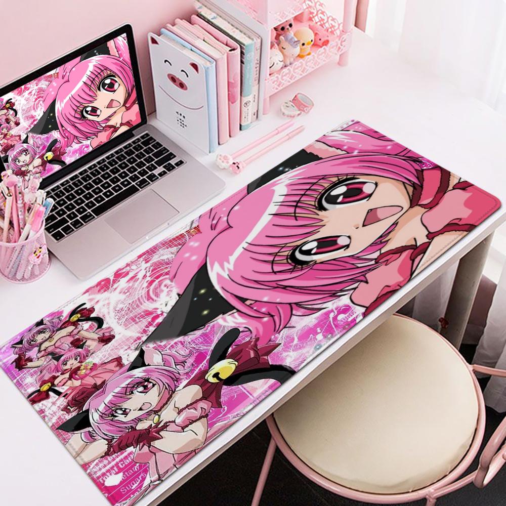 Tokyo Mew Mew Mouse Pad xCM Nonslip Gaming Mousepad Gamer ESports Mouse Mat Game Mechanical Keyboard XXL Desk Mat