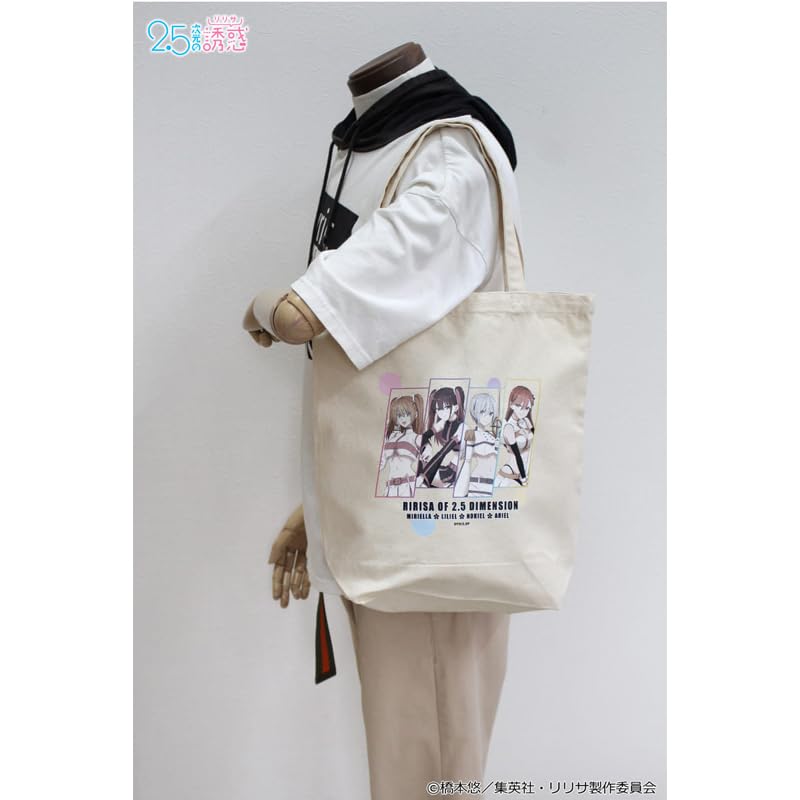 TV Anime [2.5-Dimensional Temptation] Original Canvas Tote Bag: Angel Airborne Forces Ver.