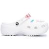 Crocs Classic Clog Pink Kitty Classic Cloud Clogs Women's White