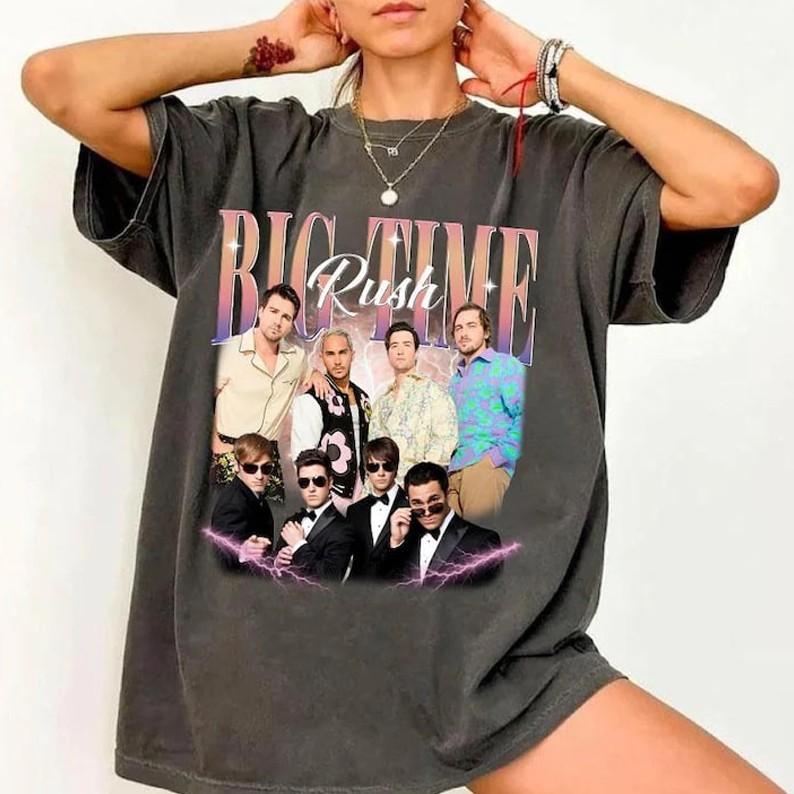 Big Time Rush Tour 2026 Concert Graphic In Real Life Band Unisex M
