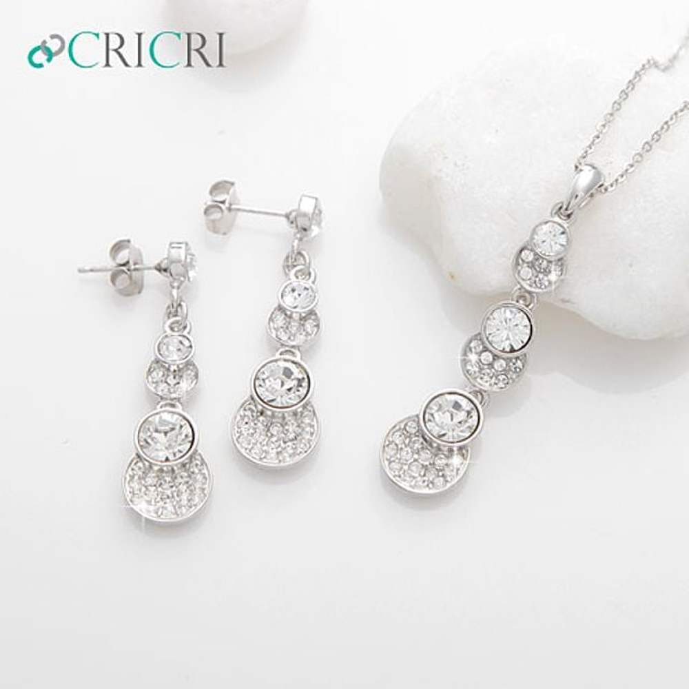 Cricri Crystal Crafted Necklace