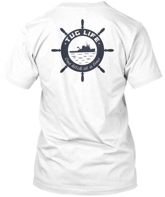 Tug Life One Hitch At A Time Tee T-Shirt Made in the USA Size S to 5XL S