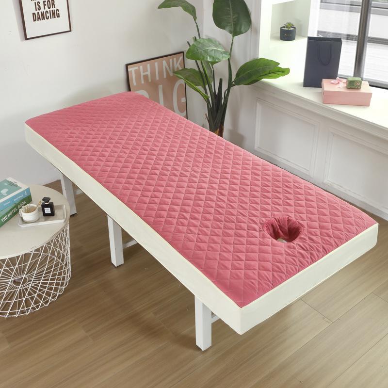 Thicken Beauty Salon Bed Sheet Skin-Friendly Mattress Massage SPA Treatment Bed Table Cover Anti-slip Bedspread With Hole