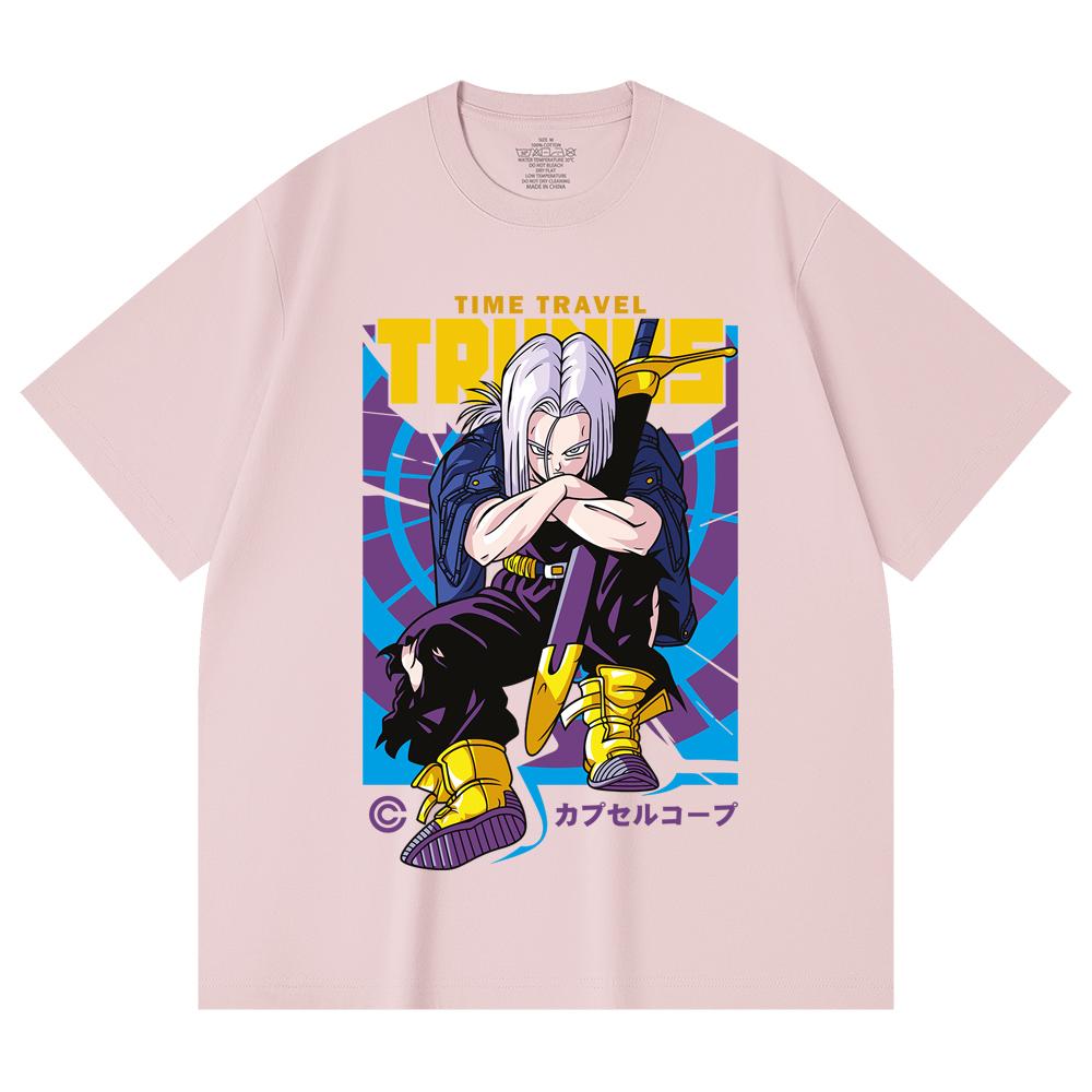 230 Gsm 100% Βαμβάκι Dragon Ball V71 Future Trunks Εκτύπωση Unisex Βαμβακερό T-Shirt