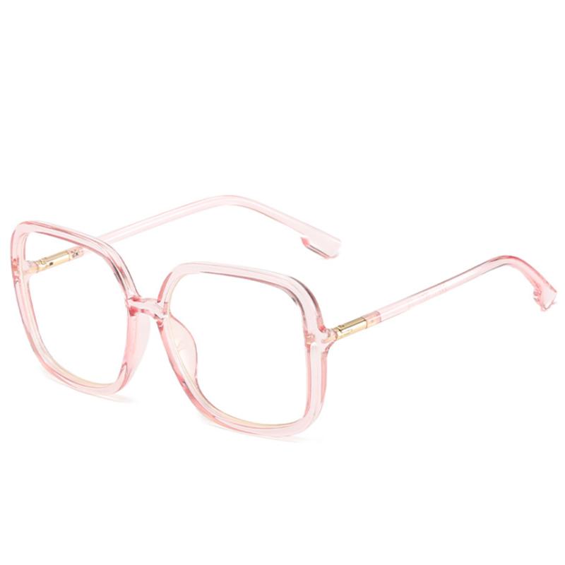 Oversized Square Glasses Frame for Men Women Big Optical Myopia Spectacle with Diopters Minus 1 0 to 5 0 0