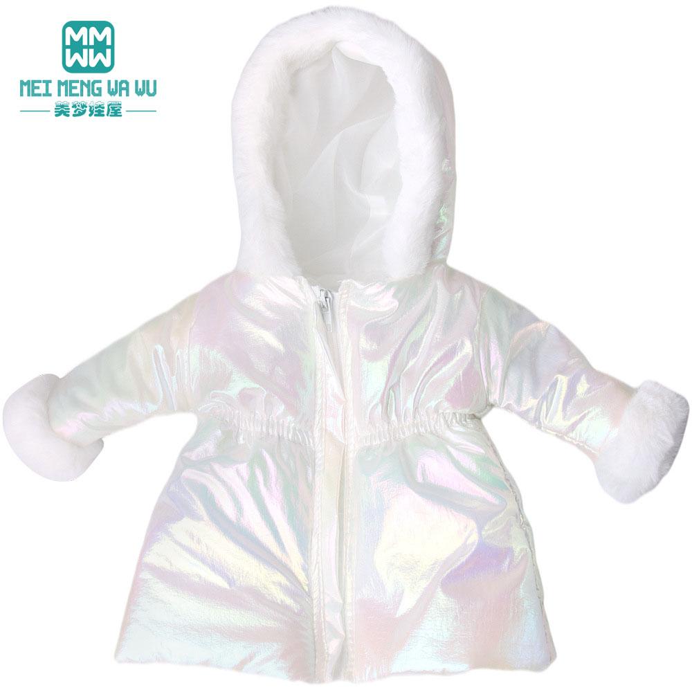 New 43-45cm New Born Doll clothes Fashion Cotton Down Jacket Purple Pink Rose Red Girl's gift
