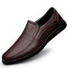 Neue Herren Business Casual Lederschuhe bequeme Leder Slipper Herren Outdoor Atmungsaktiv Mode Herrenschuhe Vielseitig Zapatos