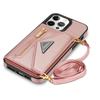 Zipper Crossbody Kickstand Case For iPhone 16 15 14 Plus 13 12 11 Pro Max XR XS 7 8  Long Lanyard Wallet Cards Slot Cover