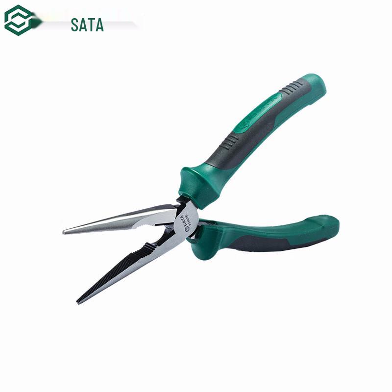 SATA 6-inch Effort-Saving Long Nose Pliers
