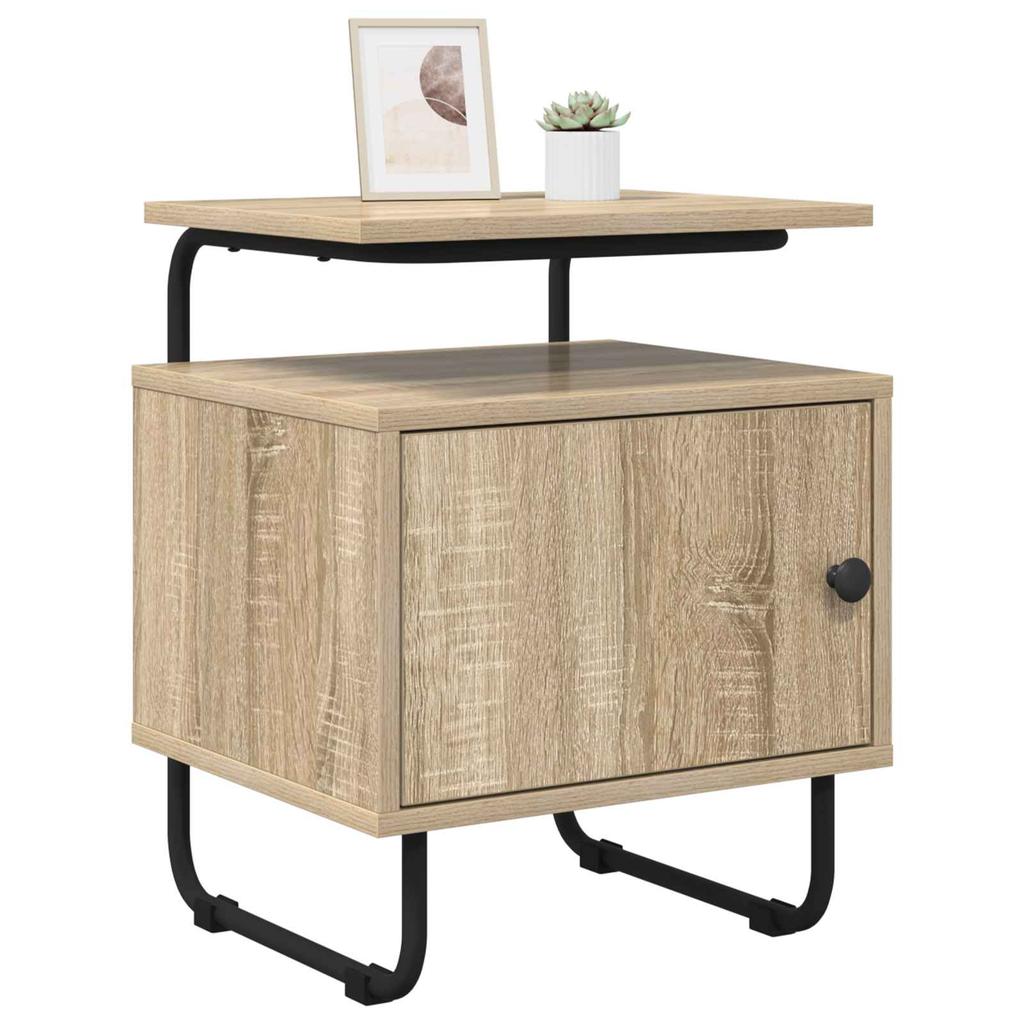 Nightstand Sonoma Oak Engineered Wood