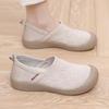 New Women's Single Shoes, Spring Non-slip Soft Soles, One-foot Slip-on Shoes, Flat Soles, Lightweight Slip-ons, Casual Breathable Women's Shoes
